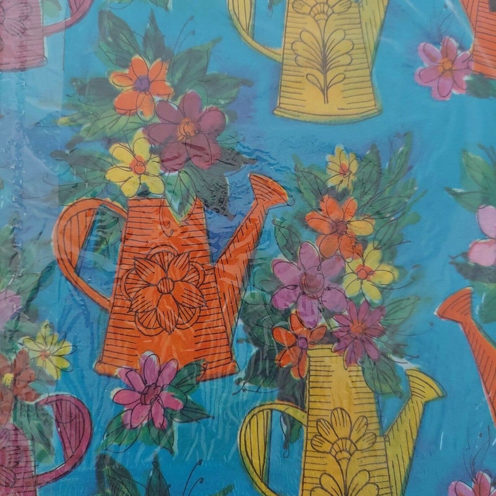 Sealed Vintage Buzza Cardozo Color Magic Flower Gift Wrap Flat Sheet Paper NOS - Picture 6 of 6